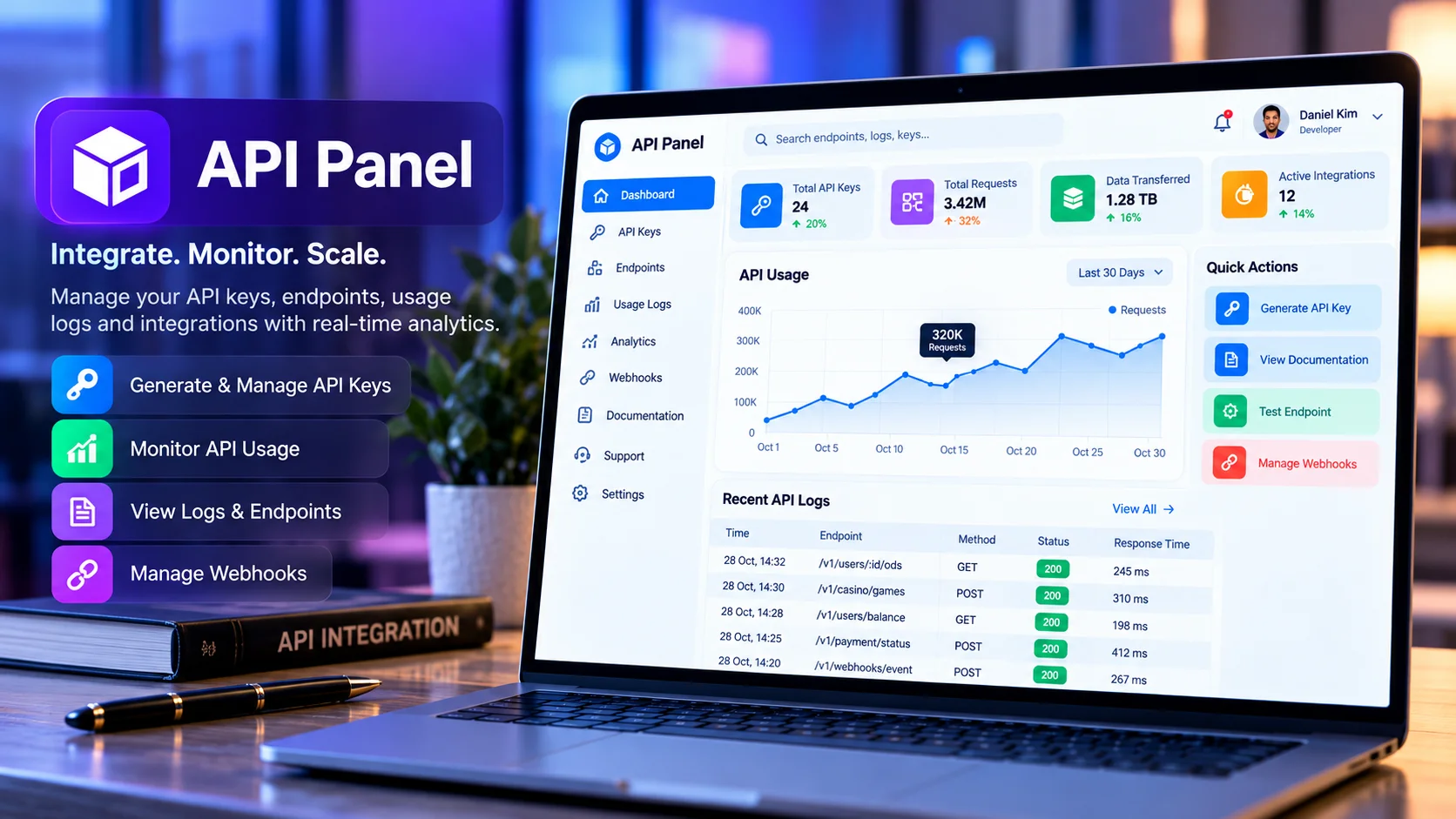 API Panel of an all panel betting and gaming platform
